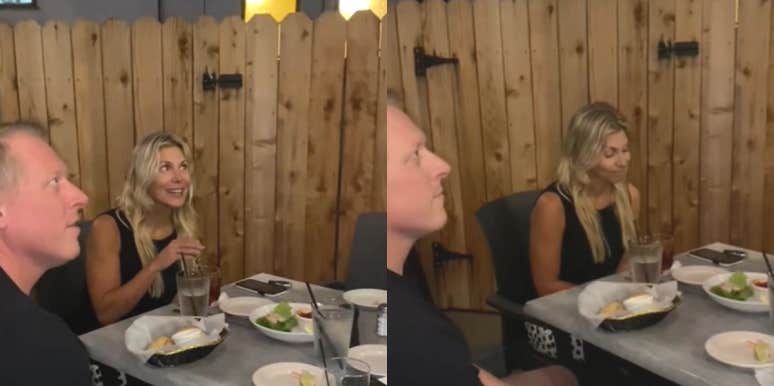 Woman Confronts Husband On Date With Another Woman In Awkward Video Woman's husband on date with another woman
