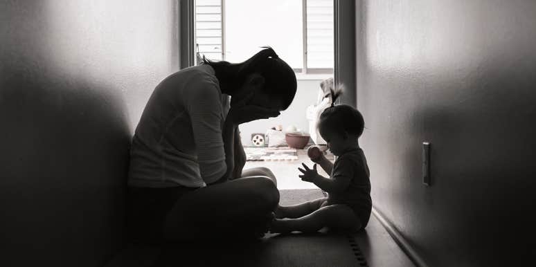 Woman Seeks Advice After Friend Says She's Being Excluded Now That She Has Kids sad woman feels excluded from friends after she has kids