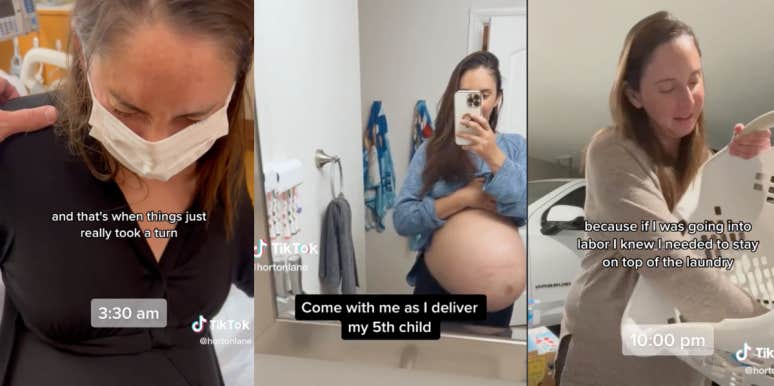 Woman's Husband Doesn't Help While She's Having Contractions Mother