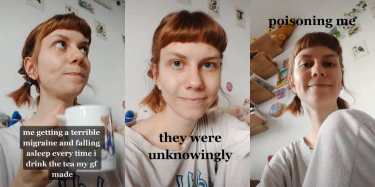 TikToker Thinks It's 'Romantic' That Her Partner Unknowingly Poisoned Her Tea Woman Finds It Romantic That Her Partner Poisoned Her Tea
