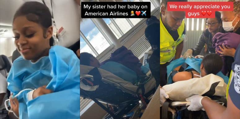 Woman From Connecticut Gave Birth On Plane Woman giving birth on plane TikTok