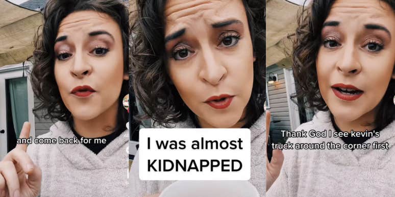 Woman Reveals The 'Quick-Thinking' That Saved Her Life During A Kidnapping Attempt woman, tiktok, kidnapping