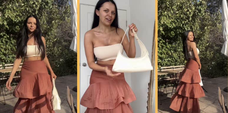 woman, influencer, wedding outfit 