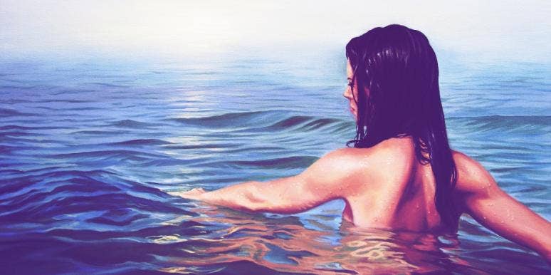 Woman Swimming Woman Swimming