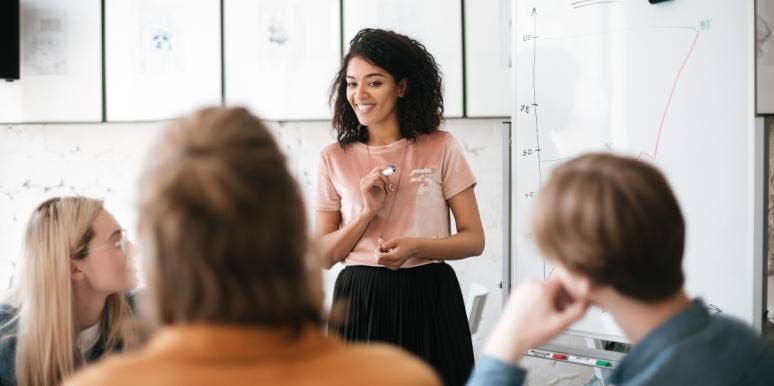 women in the boardroom woman leader in the boardroom