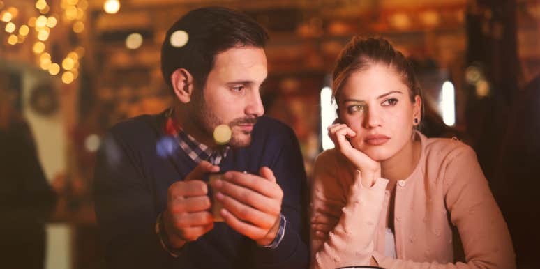 3 Women Revealed Why They Cheated On Their Partners Woman not interested in boyfriend on date