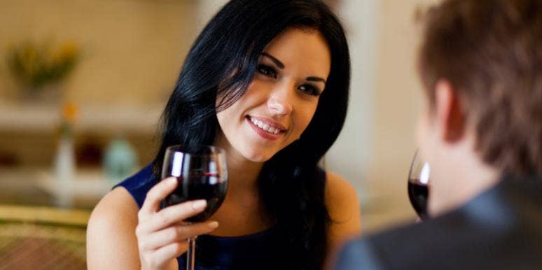 The 4 Types Of Profile Smiles That Get Women More Dates With Men, Study Says smiling woman on date