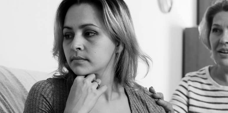Your Mother's Narcissism Is DESTROYING Your Relationships unhappy woman with mother