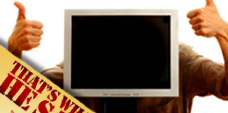 man behind computer