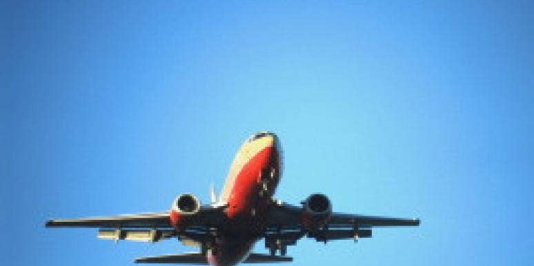 Love in the Air: A Stewardess Falls Head Over Heel airplane taking off