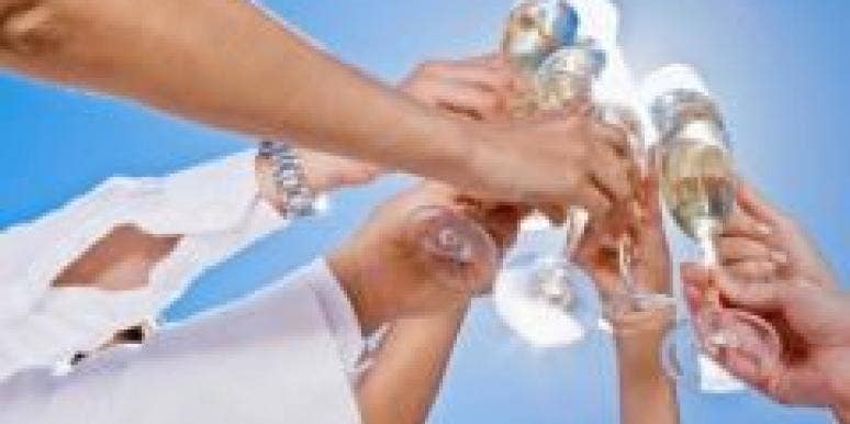 Why I Celebrate My Divorce toast friends sky glasses celebrate