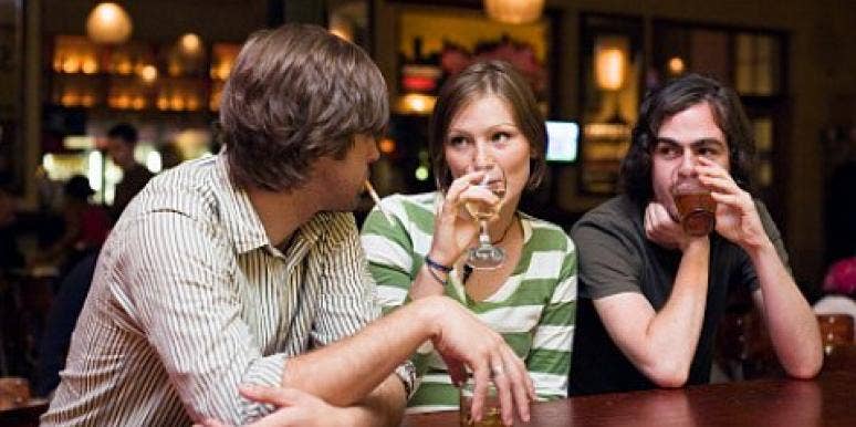Wife flirting with friend
