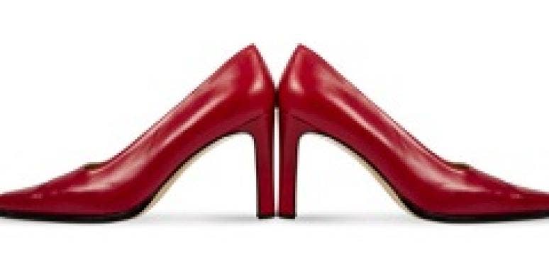 red shoes