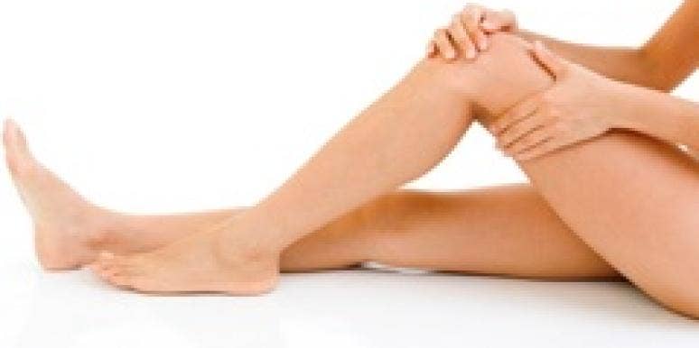 woman's legs smooth hairless