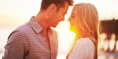 couple on beach