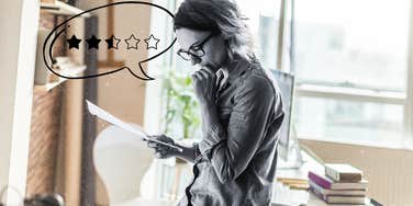 Receiving a less than perfect performance review 