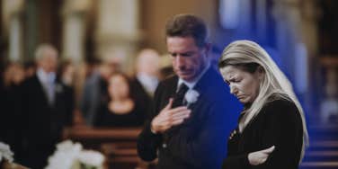 Woman in grief barely survives sister's death.