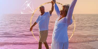Couple in a happy marriage.