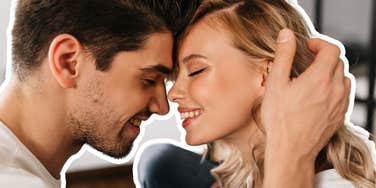 Couple embracing each other, protecting their marriage from infidelity 