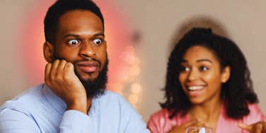 Woman revels personal facts she should never be saying on a first date and the man is shocked.