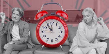Couple using time apart to stay together.