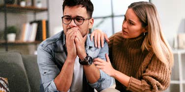 Spouse supporting her husband through mental illness