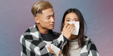 Sick woman learns ways to teach man to be more nurturing.