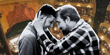 Actor son teaching father about somatic first aid self care 