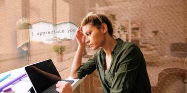 Woman starting a kindness album to remind herself during the chaotic times at work that she is doing great
