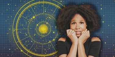 worried zodiac sign experiencing fear 