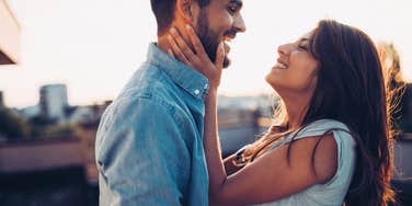 smiling couple