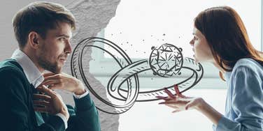 Couple fights and may lead to one person filing for divorce.
