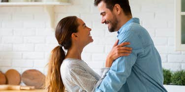 couple expressing gratitude to each other