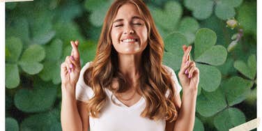 Woman tries to avoid hearing the reasons she is unlucky in love.