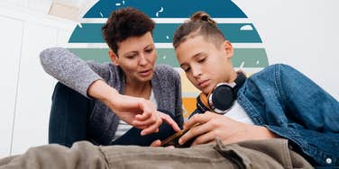 Mom connects with son to inspire respect from him 