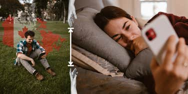 Virtual distance relationship, reminder of desire