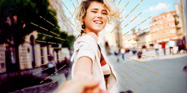 Woman putting herself first in front of partner, are you selfish