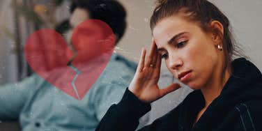 Woman who was in happy relationship was cheated on by the person they love.