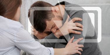 Man who is an energy vampire drains energy from a woman's life.