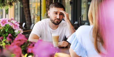 Bad first date between couple