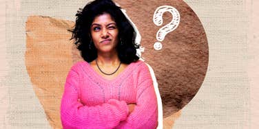 Smart Person, pondering suspiciously the question she was asked 
