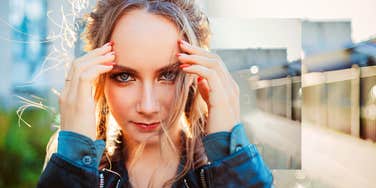 Woman setting firm boundaries with problematic ex.