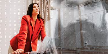 Woman decoding sneaky guy talk phrases