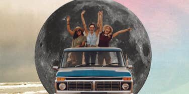 zodiac friends in a car 