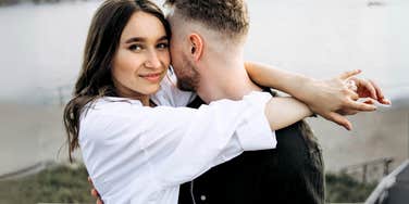 Happily married couple