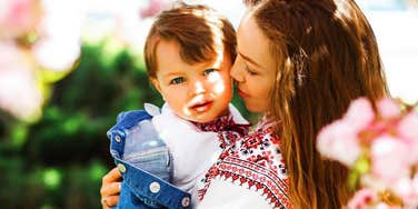 Baby and mom who was miserable and exhausted 