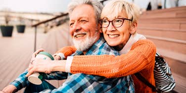 Couple that has made promises to each other and have been together 'forever'.