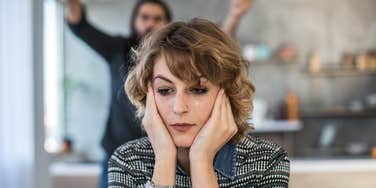Woman is being gaslighted by her husband.