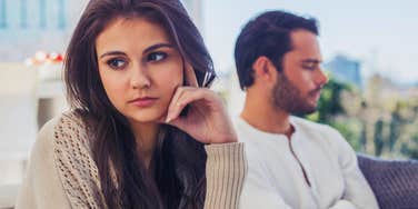 Woman ask the questions that predict if she will end up divorcing her husband.