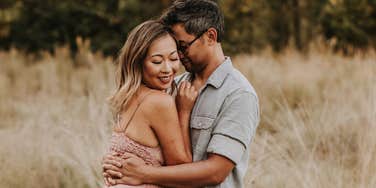 Woman attracts man like bees to honey.